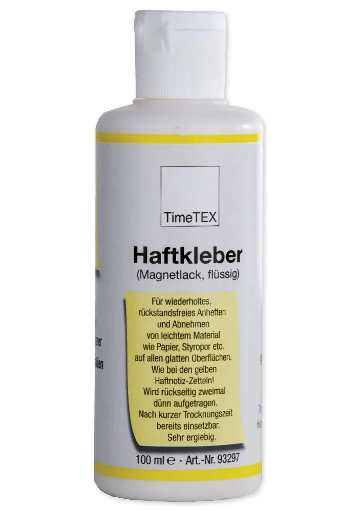 TimeTEX Haftkleber-Dosierflasche (Magnet-Lack) 100 ml